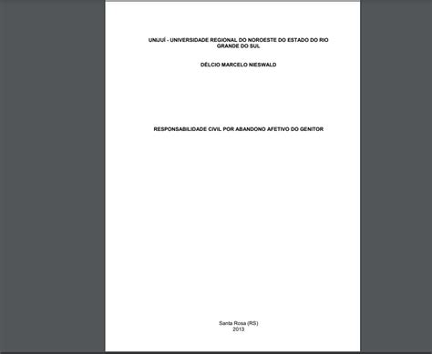 CAPA ABNT TCC Veja Como Fazer Normal Regras E Modelos Prontos