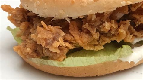 Zinger Burger Recipe How To Make Zinger Burger Juicy Crispy And