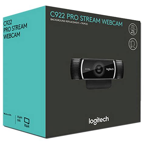 Logitech C922 Pro Autofocus Webcam Black