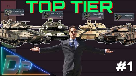 TOP TIER TANKS TIER LIST 1 3 War Thunder YouTube