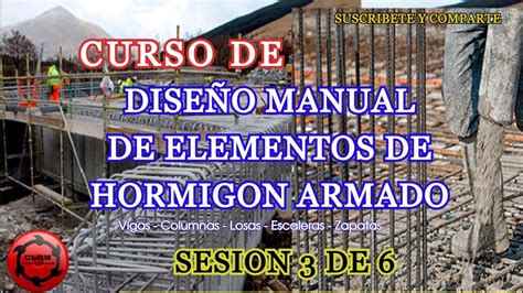 Curso De DiseÑo Manual De Elementos De Hormigon Armado Vigas Columna Sesion 3 De 6 Youtube