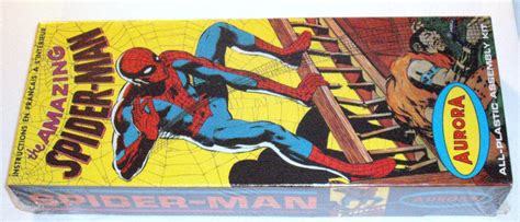 1966 Aurora Amazing Spider Man Model Kit 477 Mint In Factory Sealed