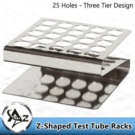 Stainless Steel Test Tube Holder Rack 25 Holes 3 Layer For 16 17mm Tubes Ebay