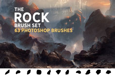 The Rock Photoshop Brush Set - FilterGrade