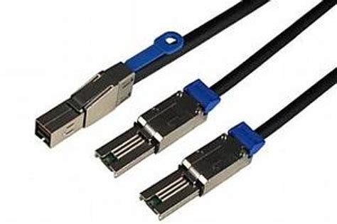2m HD Mini SAS (SFF-8644) to (2) Mini SAS 26 (SFF-8088) - Micro ...