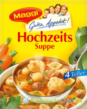 Maggi Guten Appetit Hochzeits Suppe Teller Preis Angebote Kalorien