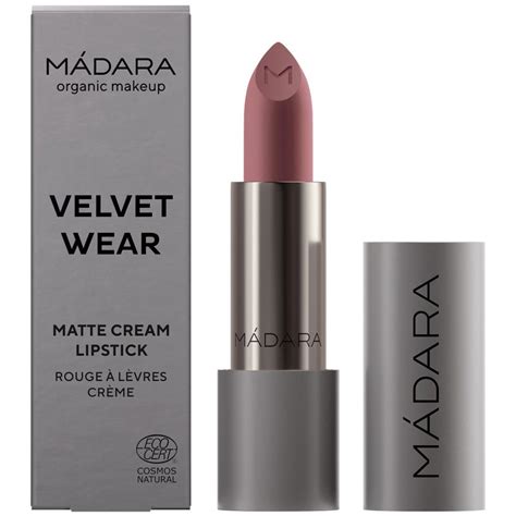 MÁDARA VELVET WEAR Matná krémová rtěnka Cool Nude