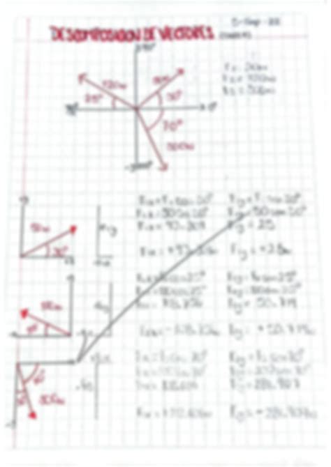 Solution Ejercicios Resueltos Descomposici N De Vectores Studypool