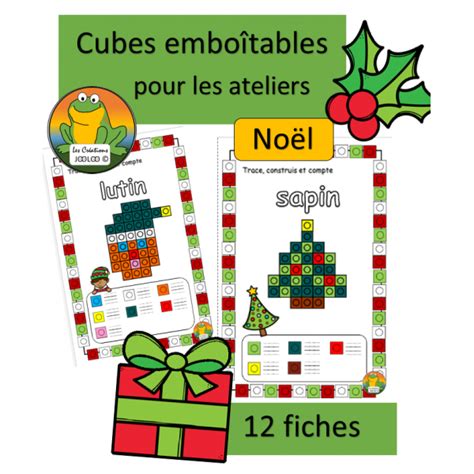 Cubes emboîtables Noël