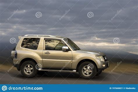 Mitsubishi is a small car. stock image. Image of silver - 197668821