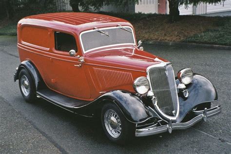 1934 FORD DELUXE CUSTOM SEDAN DELIVERY Front 3 4 96680