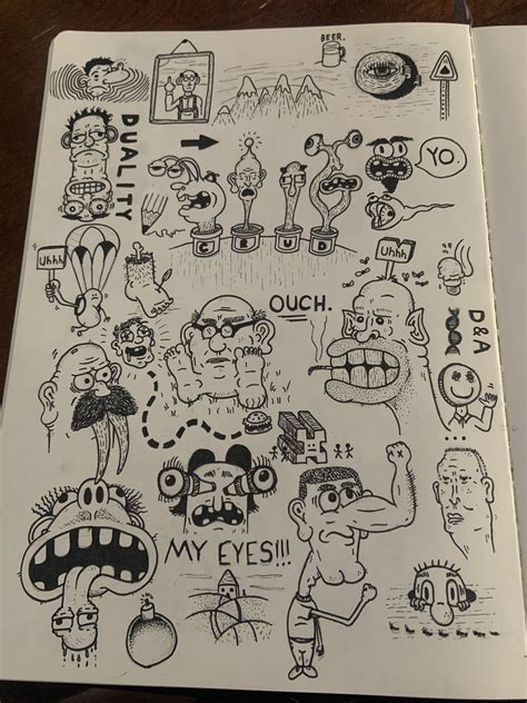 More Sketchbook Doodles : r/doodles