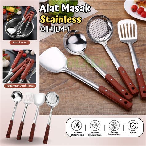 Jual CODSodet Stainless Steel Spatula Sutil Susuk Centong Sayur