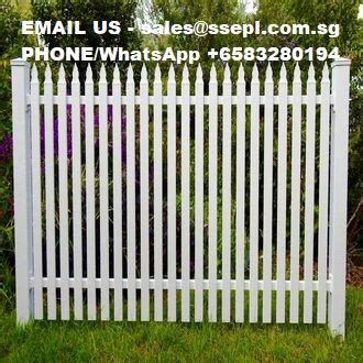 Anti Rotten Picket Fence Manufacturer In Singapore Singapore