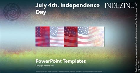 July 4th, Independence Day PowerPoint Templates