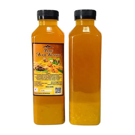 Jamu Asam Kunyit By Susuk Manja Kunyit Hidup Ml Shopee Malaysia