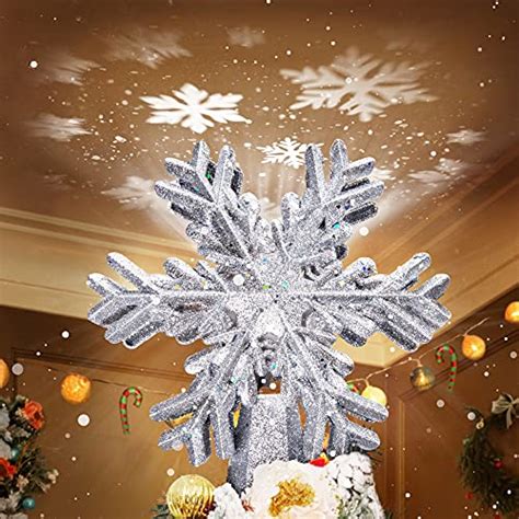 Best Snowflake Tree Topper Lighted