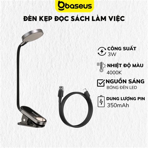 den kep mini baseus dgrad thich hop  sach lam viec che   bao