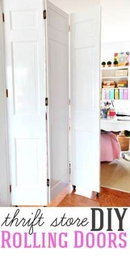 35 Ideas Repurposed Door Ideas Hardware Sliding Door Room Dividers