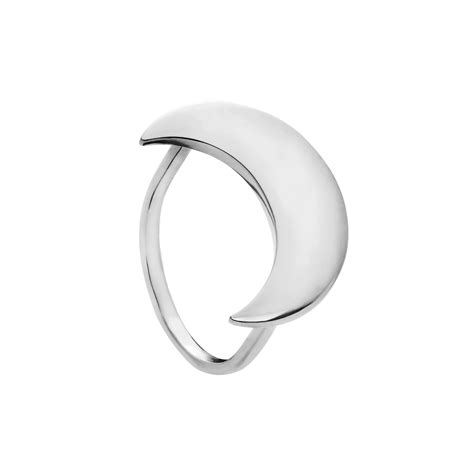 Bague Lune En Argent