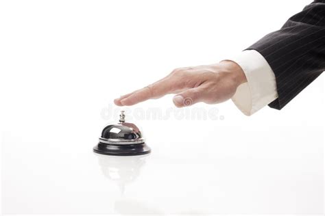 Ringing Hotel Reception Bell Stock Image Image Of Concepts Concierge