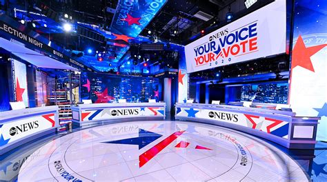 Abc News 2020 Election Headquarters Broadcast Set Design Gallery