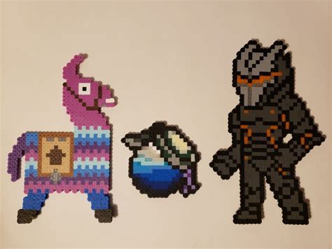 Fortnite Omega Loot Llama Potion Handmade Perler Bead Pixel Art