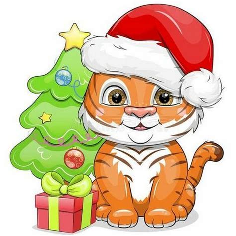 Пазл «Новогодний тигр» из 9 элементов | Собрать онлайн пазл №247252 ...