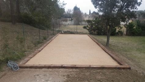 Terrain de pétanque en kit Pierre Concept