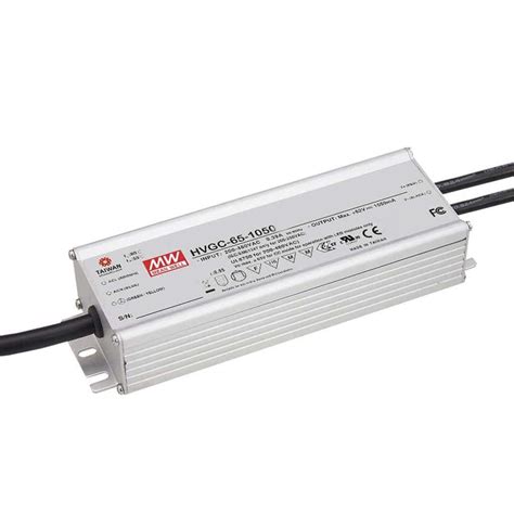 Mean Well 1050mA IP67 Constant Current Power Supply 65W Dim To Off