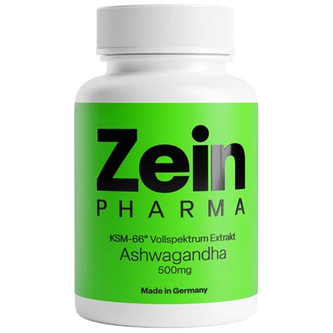 ZeinPharma Ashwagandha Extrakt 500 Mg 120 St Shop Apotheke