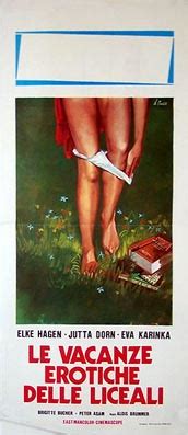 Gefährlicher Sex frühreifer Mädchen Italienisches Locandina Plakat ca x cm von