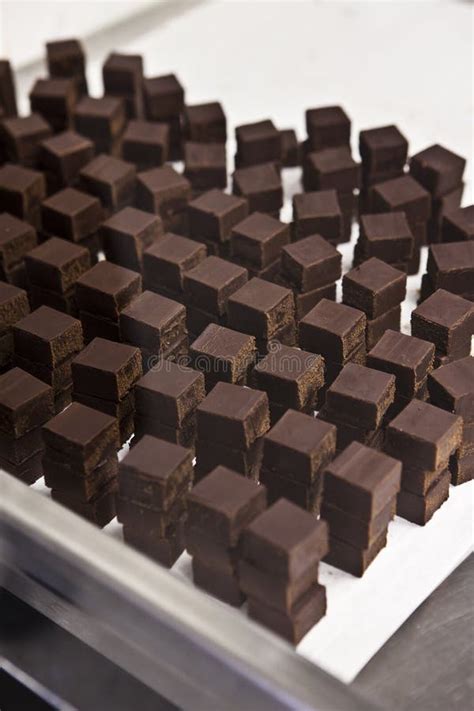 Stacks Of Chocolate Stock Image Image Of Conveyor Belt 34473201