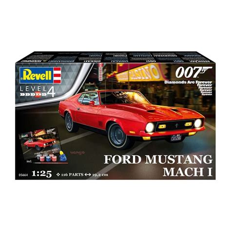 James Bond Model Kit Ford Mustang Mach I Diamonds Are Forever