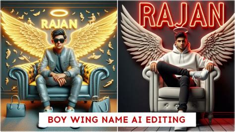 Ai Wings Chair With Name Photo Editing Link 2024 Archives Rajan Editz