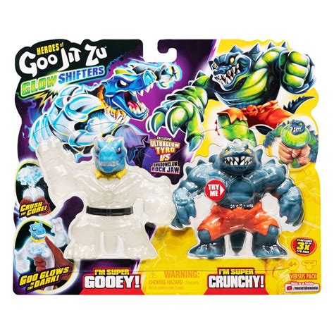 Heroes Of Goo Jit Zu Glow Shifters Versus Pack Assorted Target