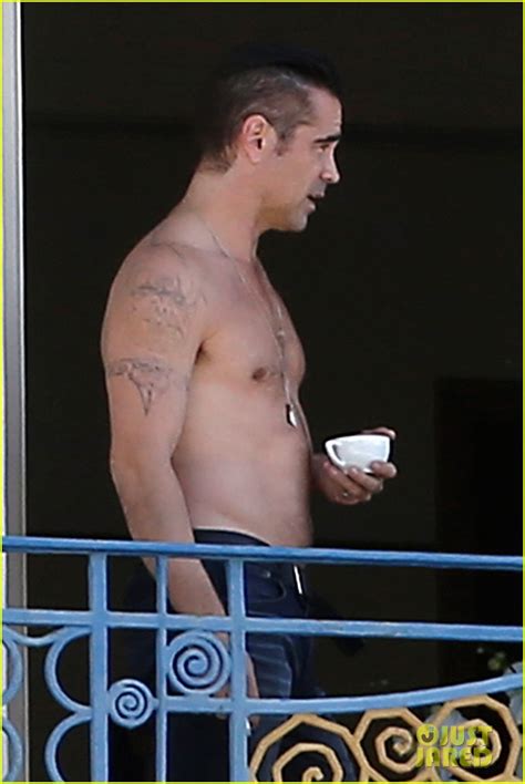 Colin Farrell Gets Shirtless To Drink His Morning Coffee Photo 3371311