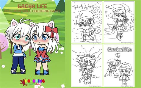 Pagine Da Colorare Di Gacha Life Coloringpagesonly