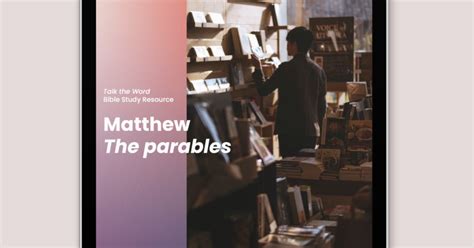 Equip Bible Study - Matthew - The Parables |… | Scottish Bible Society