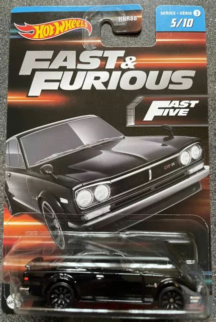 HOT WHEELS FAST Furious 1971 Nissan Skyline H T 2000 GT R 5 10 Serie 3 HNR88 EUR 7 95
