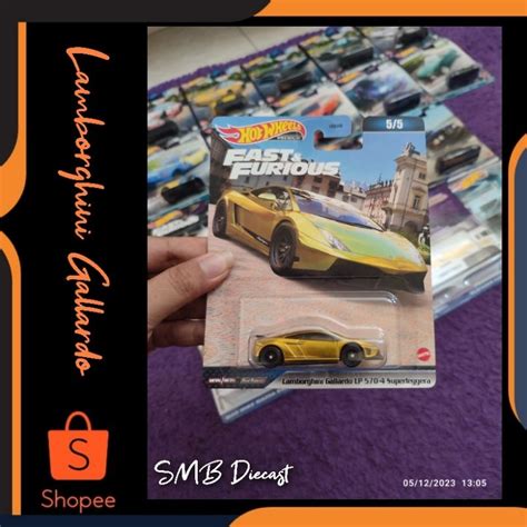 Jual HOT WHEELS LAMBORGHINI GALLARDO LP570 4 SUPERLEGGERA FAST FURIOUS SEEI D PREMIUM