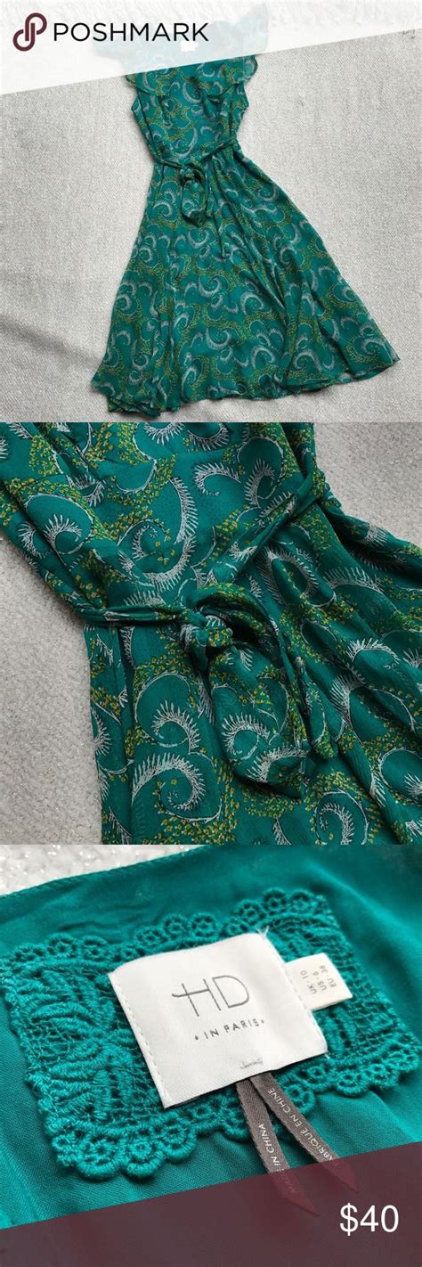 Anthropologie HD In Paris Green Dress | Green dress, Dresses, Anthropologie