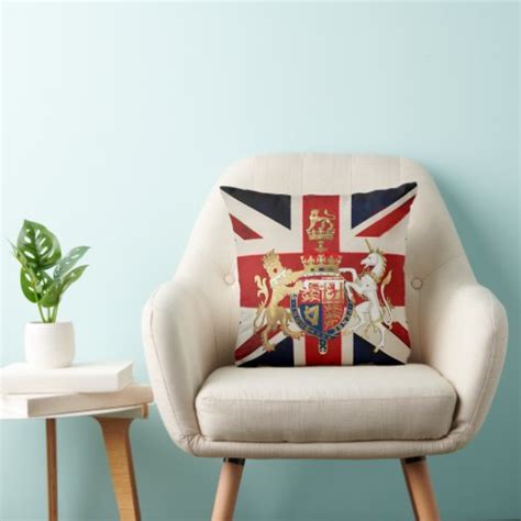 Union Jack Throw Pillow Zazzle