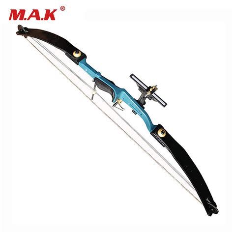 51 Lbs Compound Bow 45 Inches with Aluminum Handle and Glass Fiber Bow ...