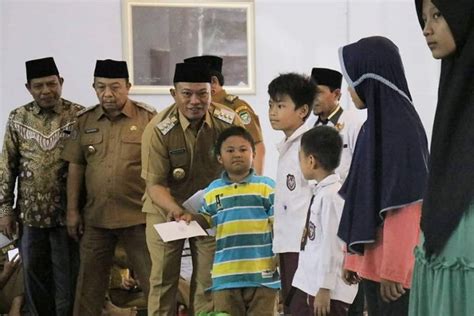 Santuni Anak Yatim Bupati Rencanakan Gelar Satu Bulan Dua Kali