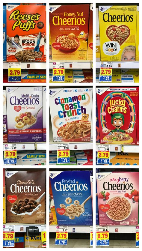 Week Of Kroger Mega Event General Mills Cereals Only Each