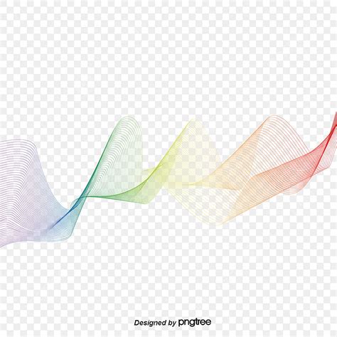 Vector Colored Wavy Line Pattern, Line Vector, Pattern Vector, Wavy ...