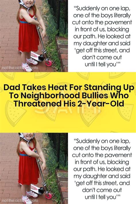 Dad Takes Heat For Standing Up To Neighborhood Bullies Who Threatened