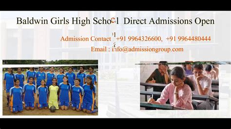 Baldwin Girls High School Bangalore Admission Details And Admission