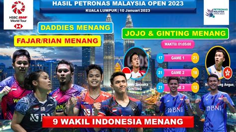 Hasil Malaysia Open 2023 Hari Ini Day 1 RiPhit Tersingkir Petronas